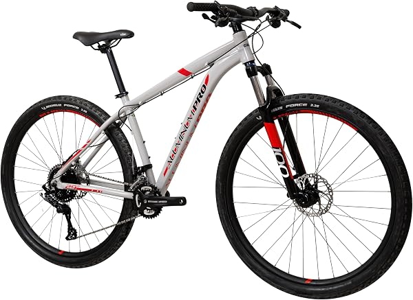 Caloi Bicicleta Aluminum Pro Aro 29 Tamanho 17 Câmbio Microshift 20 Velocidades Branca