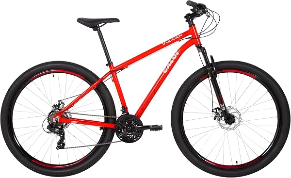 Caloi Bicicleta Vulcan Aro 29 Câmbio Shimano 21v Vermelha Tamanho 17