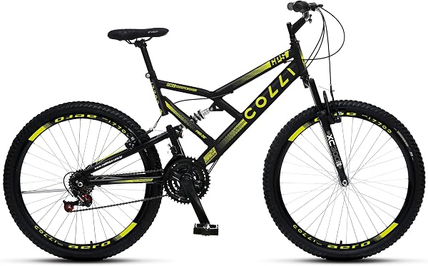Colli GPS 148 Aro 26 21v Dupla Suspensão Freio V-Brake